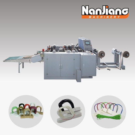 Máquina para fabricar manijas de papel de alta velocidad WFD-100