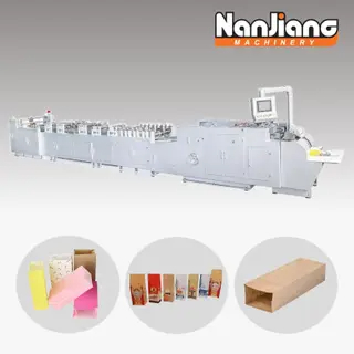 ¿Cómo funciona la máquina de bolsas de papel?